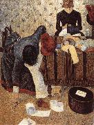 Paul Signac The woman making hats oil painting
